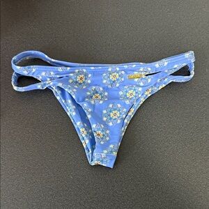 Blue Floral Women's Swim Bottoms Cenote